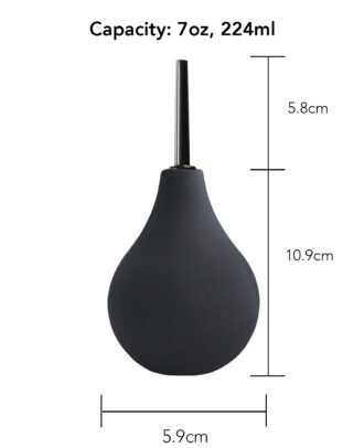 CLEAN Confidence Enema Bulb - Round-Shape