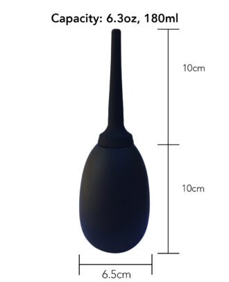 CLEAN Confidence Enema Bulb - Oval-Shape