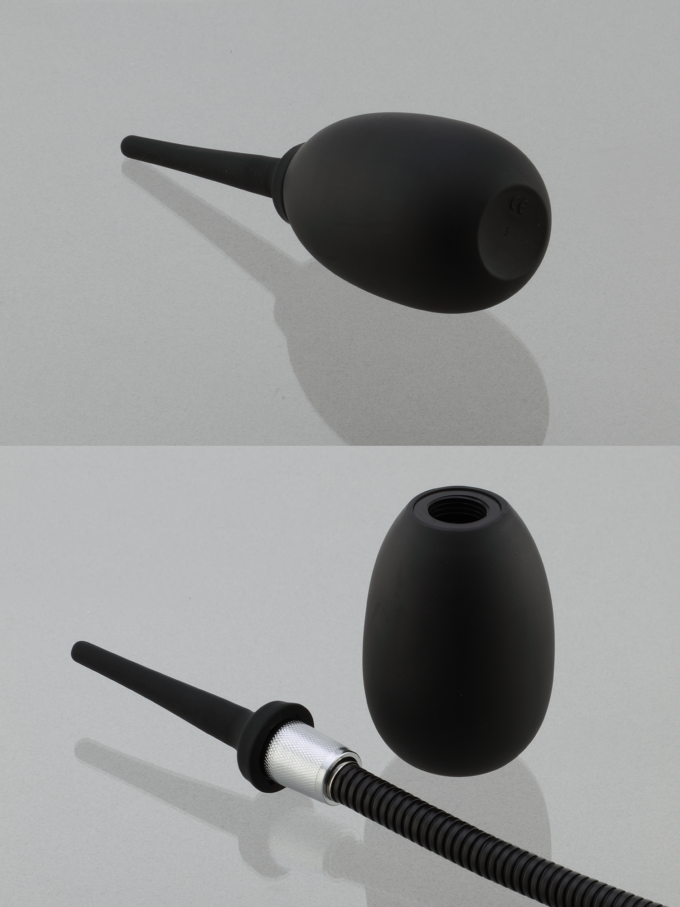 CLEAN Confidence Enema Bulb - Oval-Shape - Versatile All-In-One Ideal for Travel Douche Solution