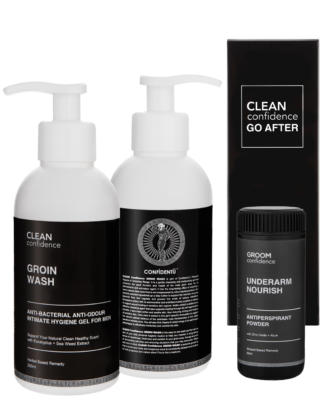 Male Body Intensive Cleanse and Care - GO AFTER, GROIN WASH, UNDERARM NOURISH