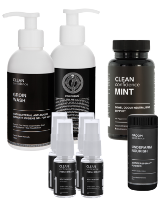 Top Ultimate Get Ready Kit - GROIN WASH, UNDERARM NOURISH, Mouth Spray, Odour Neutraliser