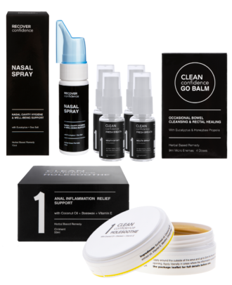 All-In-One Recovery Kit II - Nasal Spray, Mouth Spray, GO BALM, HOLESOOTHE