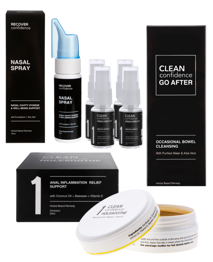 All-In-One Recovery Kit I - Nasal Spray, Mouth Spray, GO AFTER, HOLESOOTHE