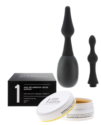 Fun In-Soothe Out Kit- Enema Bulb, Wands, HOLESOOTHE