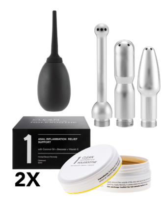 Fun Now-Soothe Later Kit- Enema Bulb, Wands, HOLESOOTHE